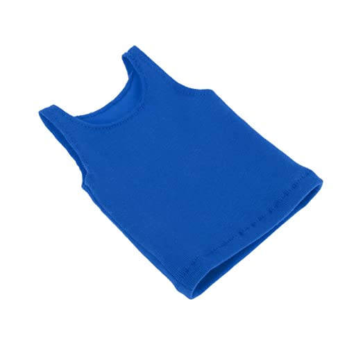 MXRGUMVI T-Shirt im Maßstab 1/6, ärmellos, Weste, Zubehör für 30,5 cm männliche Soldaten-Figuren, blau, 9,5 cm MXRGUMVI T-Shirt im Maßstab 1/6, ärmellos, Weste, Zubehör für 30,5 cm männliche Soldaten-Figuren, blau, 9,5 cm von MXRGUMVI