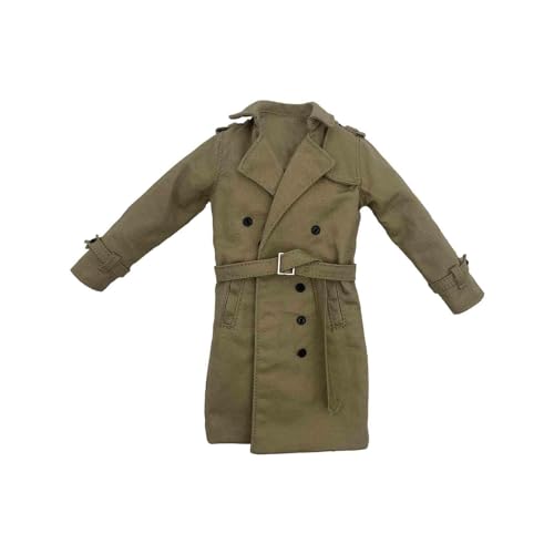 MXRGUMVI Trenchcoat im Maßstab 1/6 für 30,5 cm große Damenfiguren, Puppenmodell, Khaki, 16,2 cm MXRGUMVI Trenchcoat im Maßstab 1/6 für 30,5 cm große Damenfiguren, Puppenmodell, Khaki, 16,2 cm von MXRGUMVI