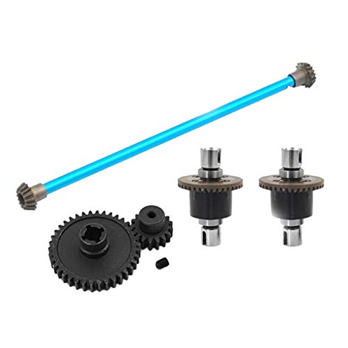 MXRGUMVI Upgrade Metall Differential mit Getriebe für 1/18 A949 A959 A969 A979 K929 von MXRGUMVI