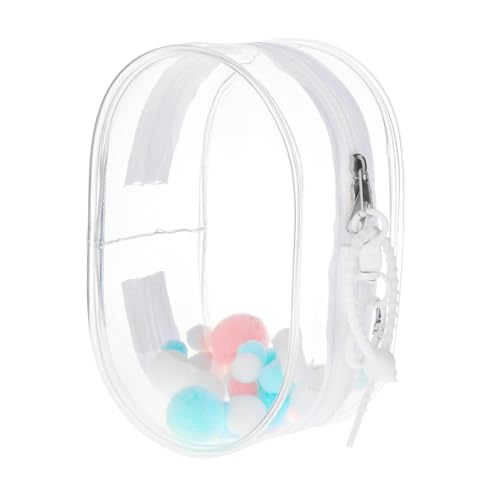 Mini Puppen Aufbewahrungstasche Staubdichte Vitrine für Figuren für Puppensammler Medium Large White, M/L von MXRGUMVI