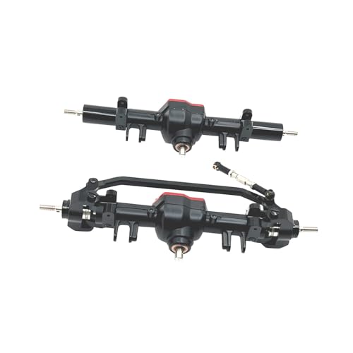 RC Auto Upgrade Teile Metall für MN128 MN86 MN86S Maßstab 1/12 RC Hobby Auto Schwarz von MXRGUMVI