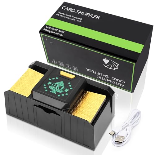 Kartenmischmaschine Elektrische, MXTIMWAN Kartenmischmaschine Elektrische für 1-2 Deck, Automatischer Kartenmischer für Omaha, Baccarat, Blackjack, Poker, Texas Hold Em, Batteriebetrieben Kartenmischmaschine Elektrische, MXTIMWAN Kartenmischmaschine Elektrische für 1-2 Deck, Automatischer Kartenmischer für Omaha, Baccarat, Blackjack, Poker, Texas Hold Em, Batteriebetrieben von MXTIMWAN