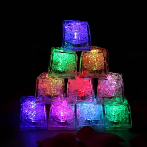 10 Stück Leuchtende Eiswürfel , Leuchtwürfel Badewanne, Leuchtender Eiswürfel LED Leuchtstoffblock Leuchtende Badewürfel Für Hochzeit, Club, Bar, Hochzeit, Party, Champagnerturm-Dekoration 10 Stück Leuchtende Eiswürfel , Leuchtwürfel Badewanne, Leuchtender Eiswürfel LED Leuchtstoffblock Leuchtende Badewürfel Für Hochzeit, Club, Bar, Hochzeit, Party, Champagnerturm-Dekoration von MXYZQDE
