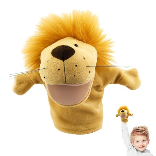 Handpuppen Für Kinder,Handpuppen,Handpuppe Löwe,Ideal Für Geschichten Erzählen Und Kreative Spiele von MXYZQDE