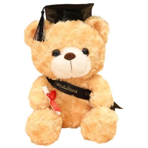 MXYZQDE Bachelor Geschenk, Abschluss Geschenk Niedlicher Bär Kuscheltier Graduation EIN Abschlussgeschenk Für Die Besten Klassenkameraden von MXYZQDE