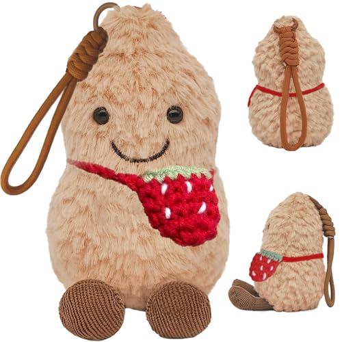 MXYZQDE Erdnuss Kuscheltier, 16cm Süße Erdbeer Erdnuss Plüsch Puppe, Weiches Spielzeug FürJunge Mädchen, Ideal Als Dekoration Und Geschenk Für Schlafzimmer Und Wohnzimmer MXYZQDE Erdnuss Kuscheltier, 16cm Süße Erdbeer Erdnuss Plüsch Puppe, Weiches Spielzeug FürJunge Mädchen, Ideal Als Dekoration Und Geschenk Für Schlafzimmer Und Wohnzimmer von MXYZQDE