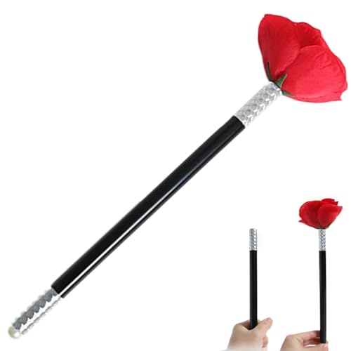 MXYZQDE Zauberkasten, Fackel zu Rose Zaubertrick, Flamme zu Rose Erscheinende Blume Magic Tricks Geeignet für Freundinnen Hochzeitsvorstellungen Oder Straßenvorstellungen von MXYZQDE