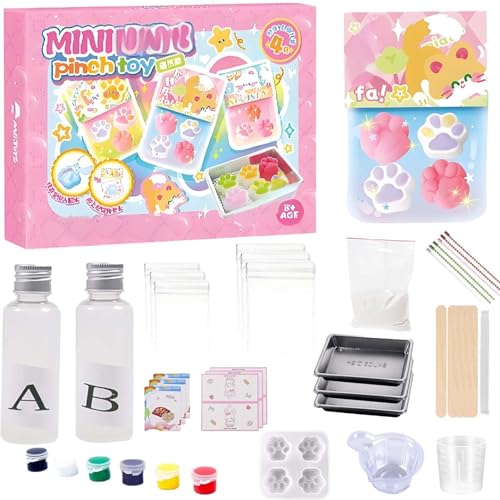 Squishy Maker, Squishy Selber Machen Set Katzenpfoten Squishy, DIY Anti Stress Spielzeug, Kreatives Bastelset für Mädchen und Handarbeitsliebhaber Lustiges Handgefertigtes Spielzeug Squishy Maker, Squishy Selber Machen Set Katzenpfoten Squishy, DIY Anti Stress Spielzeug, Kreatives Bastelset für Mädchen und Handarbeitsliebhaber Lustiges Handgefertigtes Spielzeug von MXYZQDE