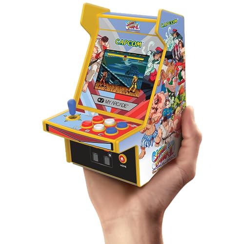 Micro Player PRO Super Street Fighter II Retrogaming-Spiel 7 cm hochauflösender Bildschirm von MY ARCADE