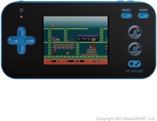 My Arcade DGUN-2888 Gamer V Tragbare 8-Bit Maschine inkl. 200 integrierten Spielen, Blau von MY ARCADE