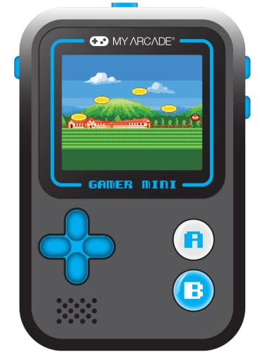 My Arcade Gamer Mini Classic-Blue: Miniatur-Handheld mit 160 Spielen, 1,8 Zoll Farbdisplay (DGUN-3926) von MY ARCADE