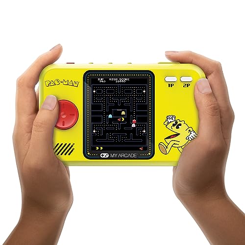 Pocket Player PRO Pac-Man Retrogaming-Spiel 7 cm hochauflösender Bildschirm von MY ARCADE