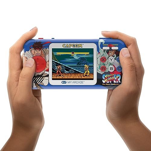My Arcade Super Street Fighter II Pocket Player Pro tragbares Gaming-System (2 Spiele in 1) von MY ARCADE