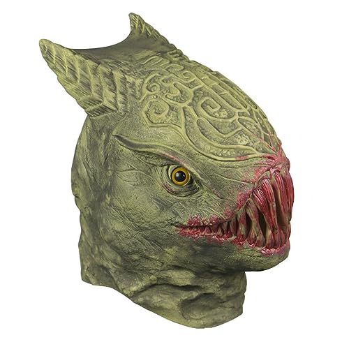 MYDVDHDV-Cosplay Kostüm Maske Gefräßig Vollkopf Maske Great Wall Cos Tier Monster Halloween Full Face Horror Lustige Lustige Requisiten MYDVDHDV-Cosplay Kostüm Maske Gefräßig Vollkopf Maske Great Wall Cos Tier Monster Halloween Full Face Horror Lustige Lustige Requisiten von MYDVDHDV