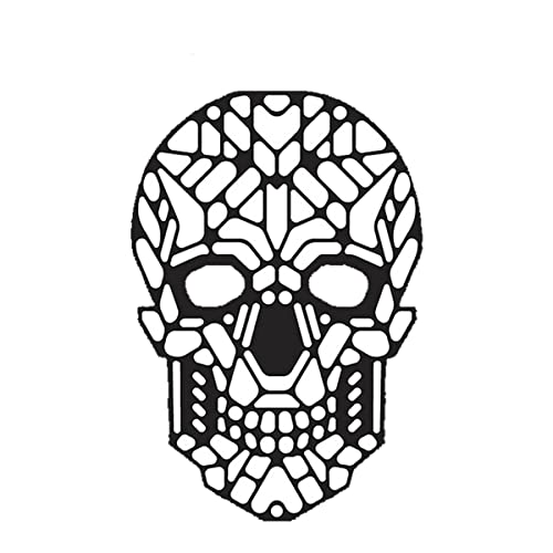 MYDVDHDV El Luminous Cosplay Maske Kaltlicht Cosplay Maske Halloween Hip-Hopl Dance Party LedCosplay Maske Horror Kopfbedeckung für Halloween Karneval Kostüm Party Requisiten von MYDVDHDV