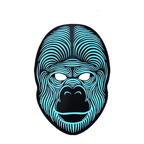 MYDVDHDV El Luminous Cosplay Maske Kaltlicht Cosplay Maske Halloween Hip-Hopl Dance Party LedCosplay Maske Horror Kopfbedeckung für Halloween Karneval Kostüm Party Requisiten MYDVDHDV El Luminous Cosplay Maske Kaltlicht Cosplay Maske Halloween Hip-Hopl Dance Party LedCosplay Maske Horror Kopfbedeckung für Halloween Karneval Kostüm Party Requisiten von MYDVDHDV