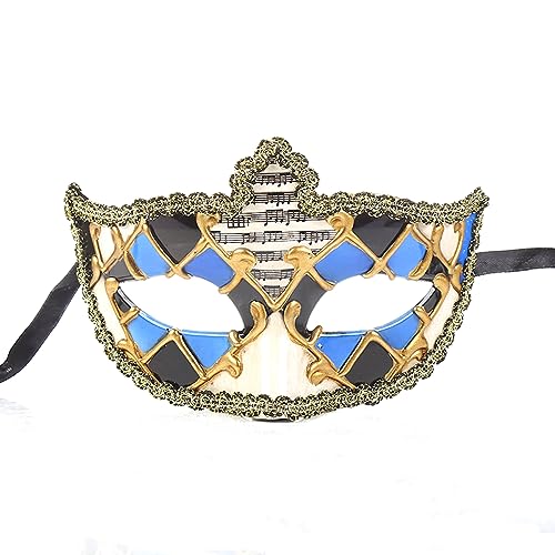 MYDVDHDV Halloween Maske Maskerade Party Halbe Gesichtsmaske Horror Kopfbedeckung für Halloween Karneval Kostüm Party Requisiten von MYDVDHDV