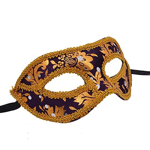 MYDVDHDV Halloween Maskerade Cosplay Maske Blume Kopf um die Augen Männer und Frauen Half Face Cosplay Maske Requisiten Maske Horror Kopfbedeckung für Halloween Karneval Kostüm Party Requisiten von MYDVDHDV