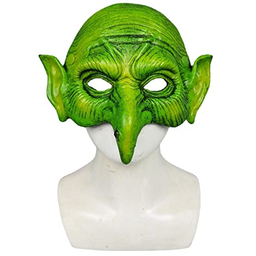 MYDVDHDV Halloween Monster Half Face Cosplay Maske Kopfbedeckung Scary Nose Cosplay Maske Horror Kopfbedeckung für Halloween Karneval Kostüm Party Requisiten von MYDVDHDV