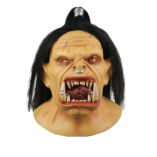 MYDVDHDV-Hworks Cosplay Costume Mask Orgrim Mask Headpiece Guldan Warlock Halloween Show Warcraft Surrounding Cos von MYDVDHDV
