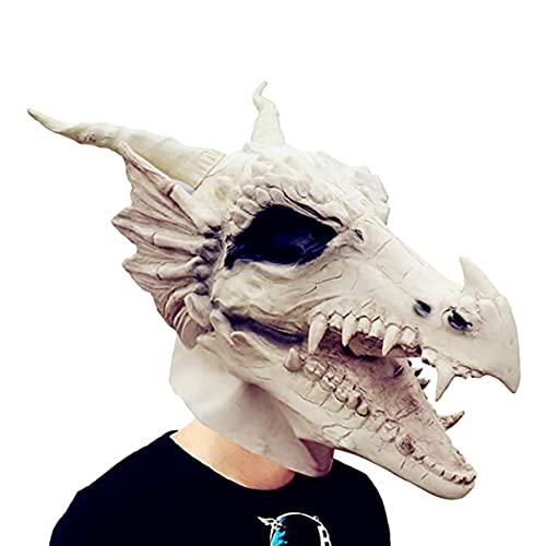 MYDVDHDV-Hworks Frost Dragon Headwear Animal Mask Cosplay Costume Props for Halloween Party von MYDVDHDV