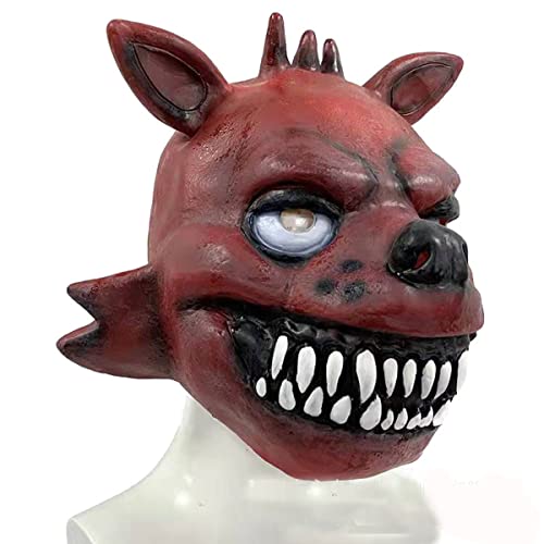 MYDVDHDV Hworks Halloween Makeup Party Cute Bear Chick Fox Mask Cos Performance Animal Headwear von MYDVDHDV