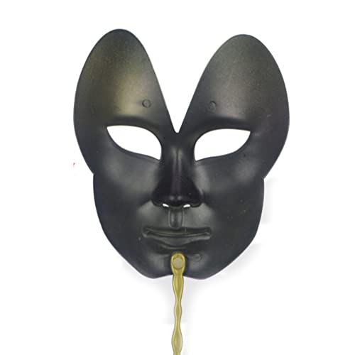 MYDVDHDV-Hworks Mysteriöse dekorative Maske Kunststoff Halbgesichtsabdeckung Halloween Cosplay Requisite von MYDVDHDV
