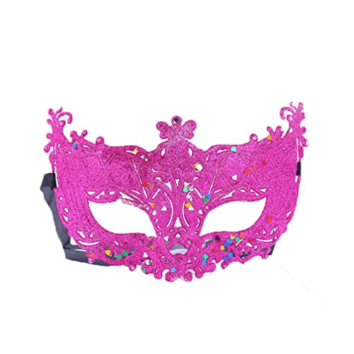 MYDVDHDV-Hworks Pink Fox Mask Venice Plastic Half Face Cover Halloween Cosplay Prop von MYDVDHDV