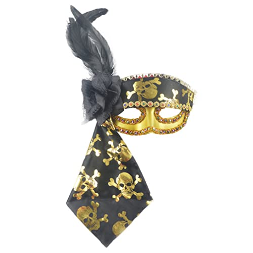 MYDVDHDV-Hworks Piraten-Stil Maske Halloween Cosplay Prop Venedig Half Face Cover von MYDVDHDV