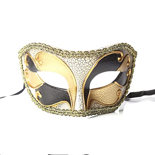 MYDVDHDV Venedig Maskerade Cosplay Maske Halloween Party Kunststoff Cosplay Maske Maskerade Maske Horror Kopfbedeckung für Halloween Karneval Kostüm Party Requisiten von MYDVDHDV