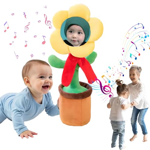 MYDYYO Tanzende Blume mit Individuellem Gesicht,Individuelles Tanzendes Sprechendes Sonnen Blumen Spielzeug,Wiederholt,was Sie Sagen, Verbinden Sie Bluetooth,um Musik Abzuspielen MYDYYO Tanzende Blume mit Individuellem Gesicht,Individuelles Tanzendes Sprechendes Sonnen Blumen Spielzeug,Wiederholt,was Sie Sagen, Verbinden Sie Bluetooth,um Musik Abzuspielen von MYDYYO