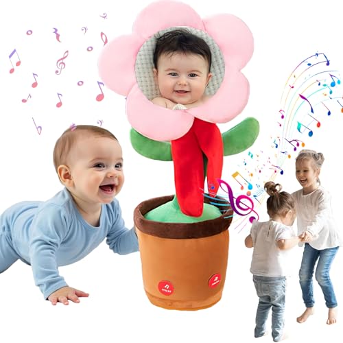 MYDYYO Tanzende Blume mit Individuellem Gesicht,Individuelles Tanzendes Sprechendes Sonnen Blumen Spielzeug,Wiederholt,was Sie Sagen, Verbinden Sie Bluetooth,um Musik Abzuspielen MYDYYO Tanzende Blume mit Individuellem Gesicht,Individuelles Tanzendes Sprechendes Sonnen Blumen Spielzeug,Wiederholt,was Sie Sagen, Verbinden Sie Bluetooth,um Musik Abzuspielen von MYDYYO