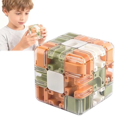 Großes 3D-Labyrinth-Würfelpuzzle – spannendes Denkspiel-Spielzeug, magischer Ball, verbessert die räumliche Wahrnehmung und fördert das logische Denken(1pcs) von MYIHUIHUI