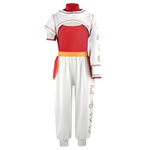 MYQYwin Zombie-Kostüm für Mädchen, Rollenspiel, Cheerleading-Kostüm, Halloween-Party-Set, Cosplay-Set, 3-teilig von MYQYwin