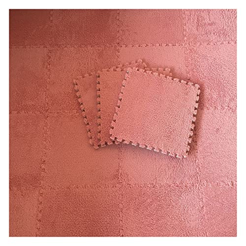 Patchwork-Teppich, 16-teilig, ineinandergreifende Schaumstoffmatten, Flauschige Teppichfliesen, Plüsch-Teppich, quadratische Spleiß-Bodenfliesen, weiche Spielmatte, Puzzle-Bodenmatte für Spielzimmer, Patchwork-Teppich, 16-teilig, ineinandergreifende Schaumstoffmatten, Flauschige Teppichfliesen, Plüsch-Teppich, quadratische Spleiß-Bodenfliesen, weiche Spielmatte, Puzzle-Bodenmatte für Spielzimmer, von MYRDBT