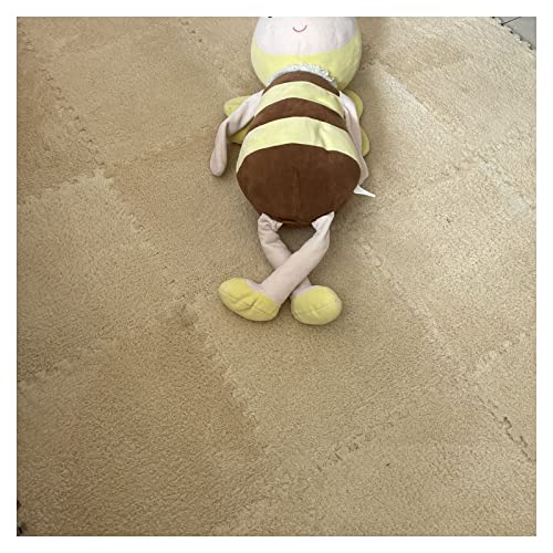Patchwork-Teppich, 16-teilig, ineinandergreifende Schaumstoffmatten, Flauschige Teppichfliesen, Plüsch-Teppich, quadratische Spleiß-Bodenfliesen, weiche Spielmatte, Puzzle-Bodenmatte für Spielzimmer, Patchwork-Teppich, 16-teilig, ineinandergreifende Schaumstoffmatten, Flauschige Teppichfliesen, Plüsch-Teppich, quadratische Spleiß-Bodenfliesen, weiche Spielmatte, Puzzle-Bodenmatte für Spielzimmer, von MYRDBT