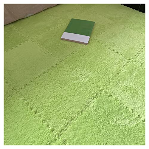 Patchwork-Teppich, 16-teilig, ineinandergreifende Schaumstoffmatten, Flauschige Teppichfliesen, Plüsch-Teppich, quadratische Spleiß-Bodenfliesen, weiche Spielmatte, Puzzle-Bodenmatte für Spielzimmer, Patchwork-Teppich, 16-teilig, ineinandergreifende Schaumstoffmatten, Flauschige Teppichfliesen, Plüsch-Teppich, quadratische Spleiß-Bodenfliesen, weiche Spielmatte, Puzzle-Bodenmatte für Spielzimmer, von MYRDBT
