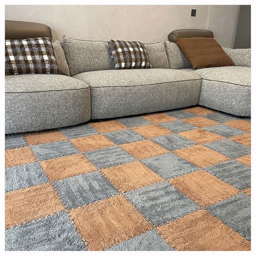 Plüsch-Puzzlematten für den Boden, ineinandergreifende Schaumstoff-Bodenmatte, 30 x 30 cm quadratische Flauschige Schaumstofffliesen, weiche Spielmatten für den Raumbereich (Größe: 12 Stück, Farbe: G Plüsch-Puzzlematten für den Boden, ineinandergreifende Schaumstoff-Bodenmatte, 30 x 30 cm quadratische Flauschige Schaumstofffliesen, weiche Spielmatten für den Raumbereich (Größe: 12 Stück, Farbe: G von MYRDBT