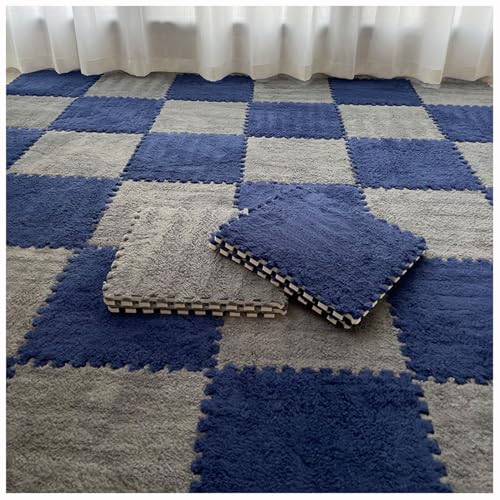 Plüsch-Puzzlematten für den Boden, ineinandergreifende Schaumstoff-Bodenmatte, 30 x 30 cm quadratische Flauschige Schaumstofffliesen, weiche Spielmatten für den Raumbereich (Größe: 16 Stück, Farbe: G Plüsch-Puzzlematten für den Boden, ineinandergreifende Schaumstoff-Bodenmatte, 30 x 30 cm quadratische Flauschige Schaumstofffliesen, weiche Spielmatten für den Raumbereich (Größe: 16 Stück, Farbe: G von MYRDBT