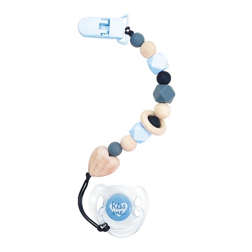 MYREBABY Blaues magnetisches Schnuller-Set mit Schnuller- und Schnuller-Clip, für Neugeborene, Prinzessinnen, Mädchen, Jungen, Puppenzubehör MYREBABY Blaues magnetisches Schnuller-Set mit Schnuller- und Schnuller-Clip, für Neugeborene, Prinzessinnen, Mädchen, Jungen, Puppenzubehör von MYREBABY