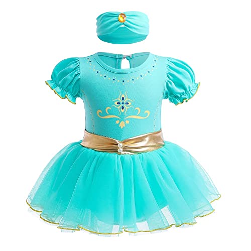 MYRISAM Karneval Kostüm für Mädchen Baby Jasmin Geburtstag Prinzessin Tutu Kleid Romper Bodysuit w/Stirnband Weihnachtsoutfit Halloween 3-6 Monate MYRISAM Karneval Kostüm für Mädchen Baby Jasmin Geburtstag Prinzessin Tutu Kleid Romper Bodysuit w/Stirnband Weihnachtsoutfit Halloween 3-6 Monate von MYRISAM