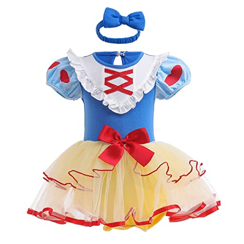 MYRISAM Karnevalskostüm für Mädchen Baby Schneewittchen Meerjungfrau Belle Sofia Geburtstag Prinzessin Tutu Kleid Romper Bodysuit w/Stirnband Weihnachtsoutfit Halloween 9-12 Monate MYRISAM Karnevalskostüm für Mädchen Baby Schneewittchen Meerjungfrau Belle Sofia Geburtstag Prinzessin Tutu Kleid Romper Bodysuit w/Stirnband Weihnachtsoutfit Halloween 9-12 Monate von MYRISAM