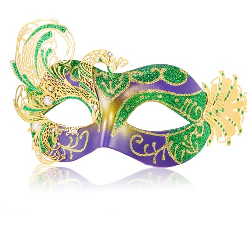 MYSEUNI 2025 Neue Karnevalsmaske für Damen - Schwanen-Maskerade Venezianische Maske - Karnevalsmaske für Frauen Schmetterling Kostümparty MYSEUNI 2025 Neue Karnevalsmaske für Damen - Schwanen-Maskerade Venezianische Maske - Karnevalsmaske für Frauen Schmetterling Kostümparty von MYSEUNI