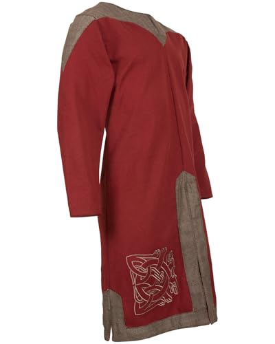 MYTHOLON Norgaard Tunika Canvas Bestickt Farbe Bordeaux, Größe XXL MYTHOLON Norgaard Tunika Canvas Bestickt Farbe Bordeaux, Größe XXL von MYTHOLON