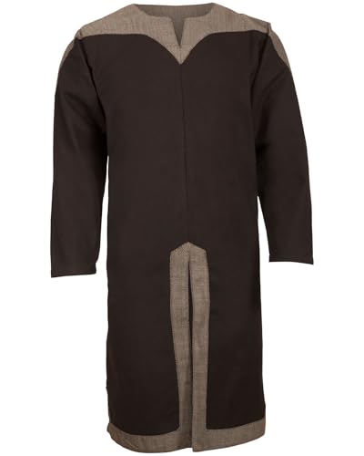 MYTHOLON Norgaard Tunika Canvas Farbe braun, Größe XL von MYTHOLON