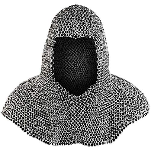 MYTHOLON Richard Kettenhaube blank aus Stahl Mittelalter LARP Verkleidung MYTHOLON Richard Kettenhaube blank aus Stahl Mittelalter LARP Verkleidung von MYTHOLON