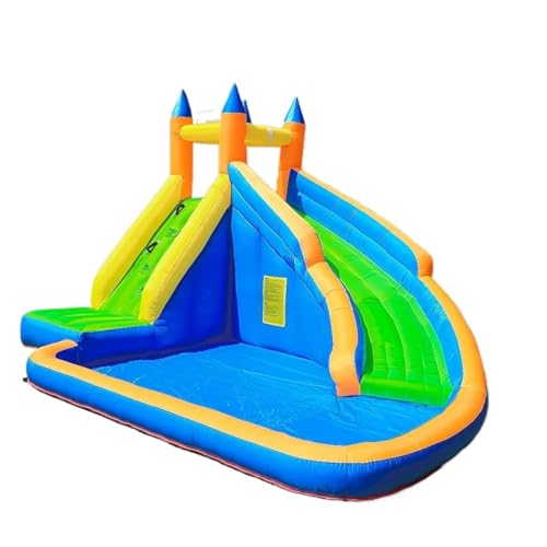 Hüpfburg, Aufblasbare Schlösser for kleine Haushalte, Spielplatz for Outdoor-Spielzeug, Kletterspielzeug for Kinder von MYXJX