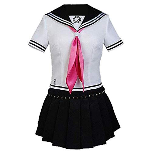 Anime Ibuki Mioda Cosplay Kostüm Schuluniform Halloween - Weiß - Small von MYYH