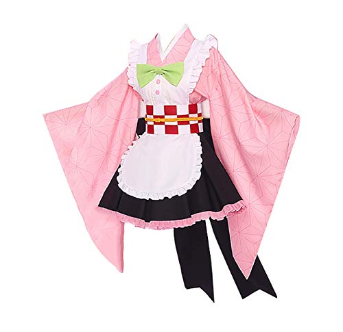 MYYH Anime Kamado Nezuko Cosplay Kostüm rosa Anzug Kimono Halloween - Pink - Medium MYYH Anime Kamado Nezuko Cosplay Kostüm rosa Anzug Kimono Halloween - Pink - Medium von MYYH