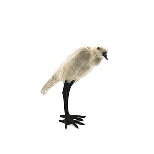 11,4" Realistische Federreiher Figur, Künstliches Reiher Modell, Pädagogisches Display, Wohndekoration von MZICXV
